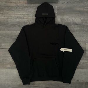 Essentials Black Hoodie